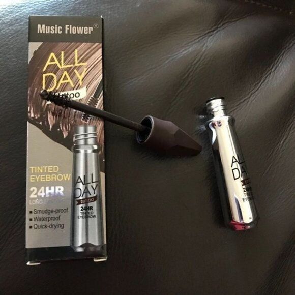 NIB. Music Flower All Day Tattoo Tinted Eyebrow. - Picture 2 of 3